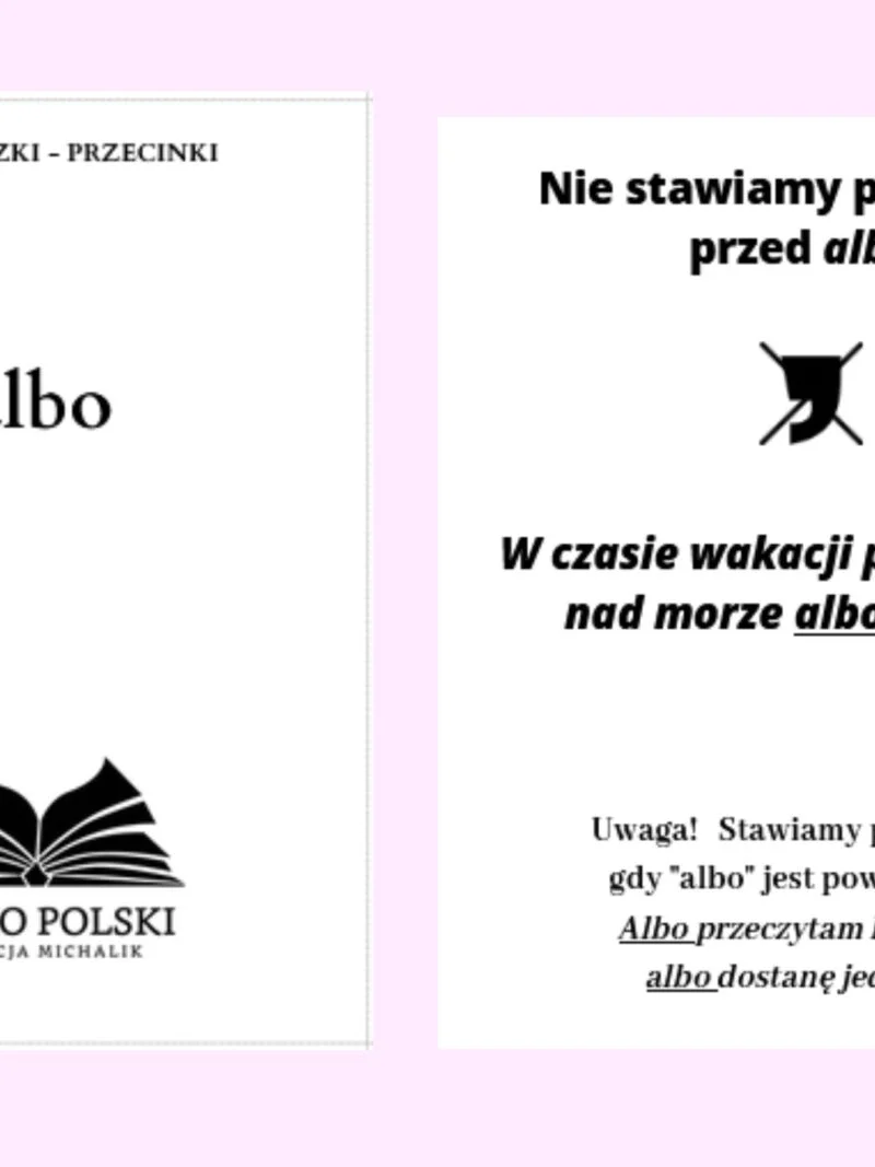 Fiszki przecinki Fiszki przecinki
