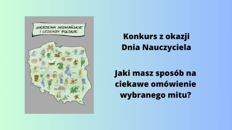 Konkurs z okazji Dnia Nauczyciela