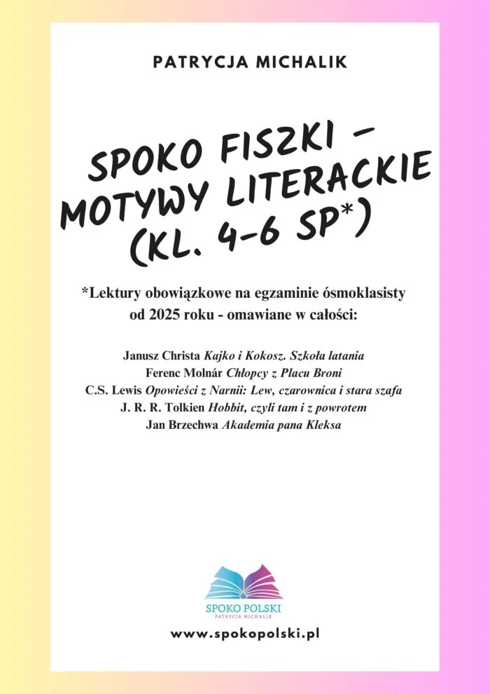 Spoko fiszki - motywy 4-6