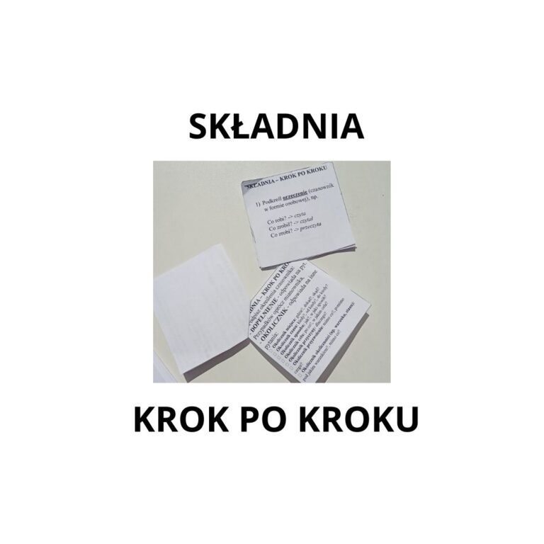 Składnia krok po kroku