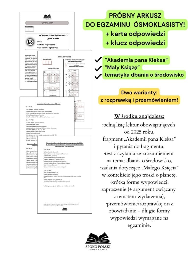 Arkusz APK&MK+Ekologia