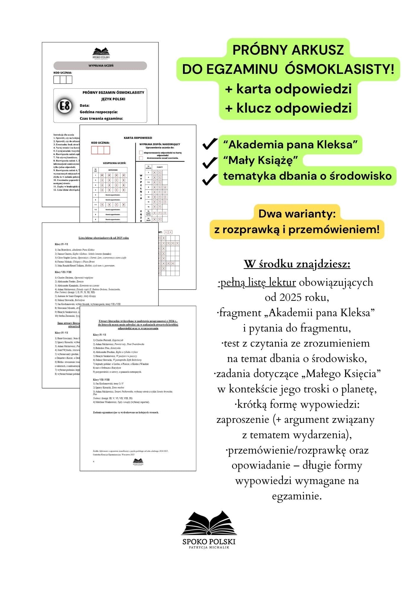 Arkusz APK&MK+Ekologia